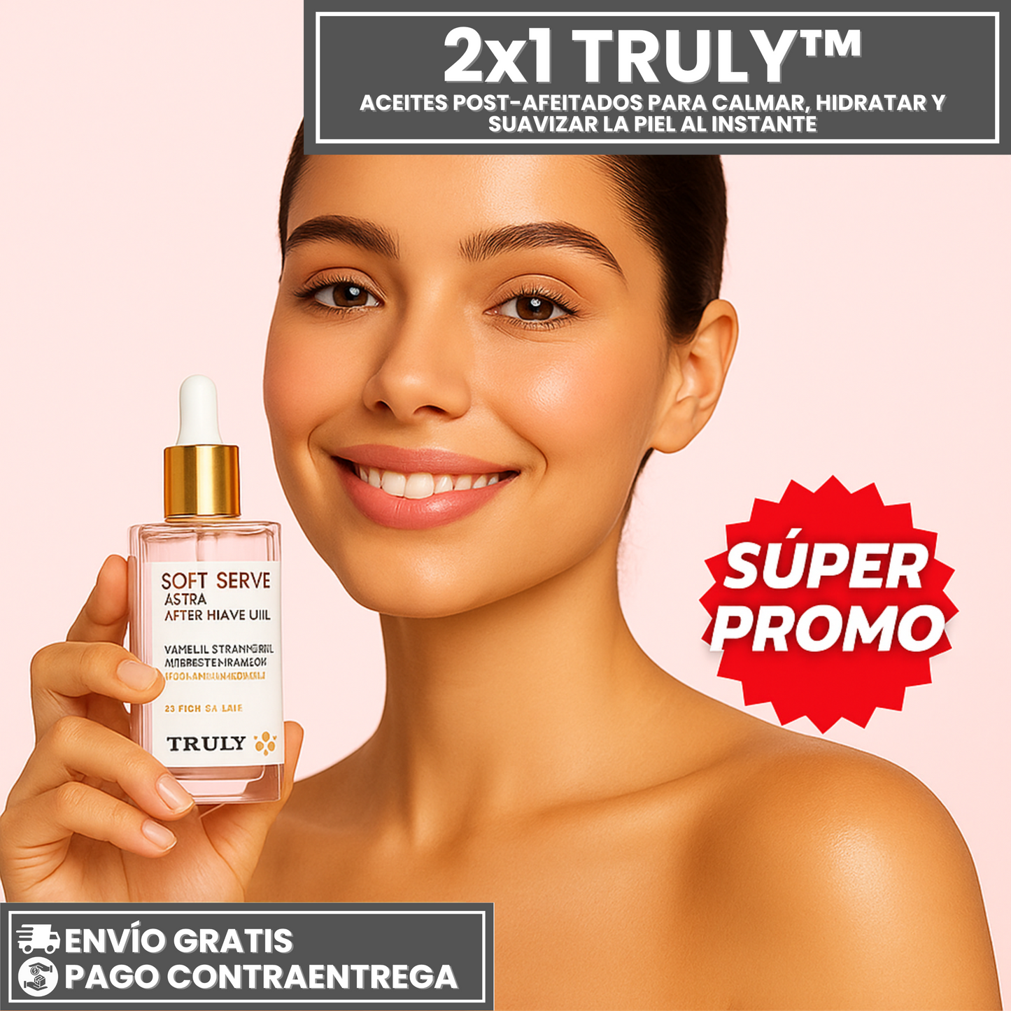 Truly™ ORIGINAL - Aceite Post-Afeitado Para Calmar, Hidratar Y Suavizar La Piel Al Instante