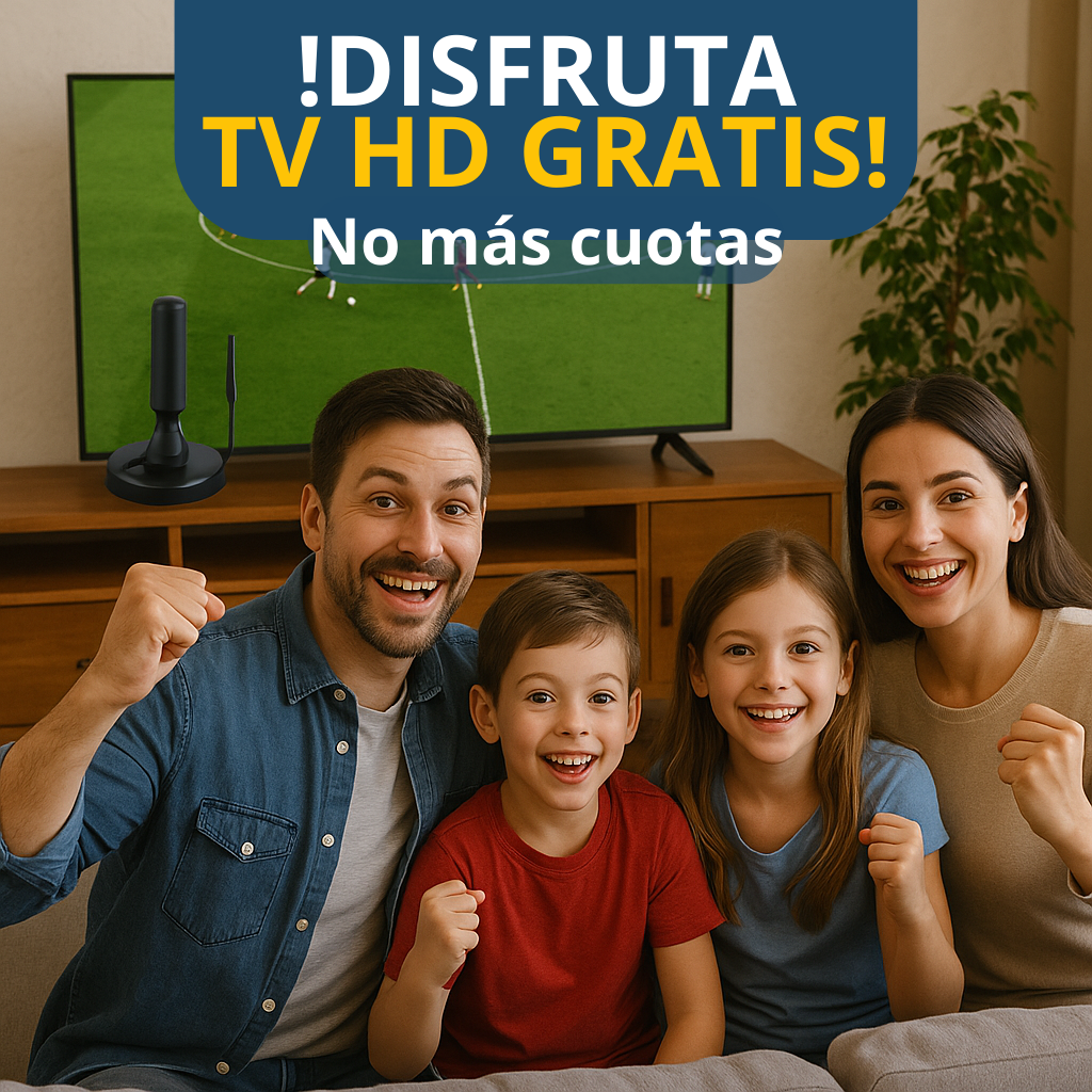 SignalPro™: Antena Digital 360° - TV Gratis en HD con Tecnología de Recepción Avanzada