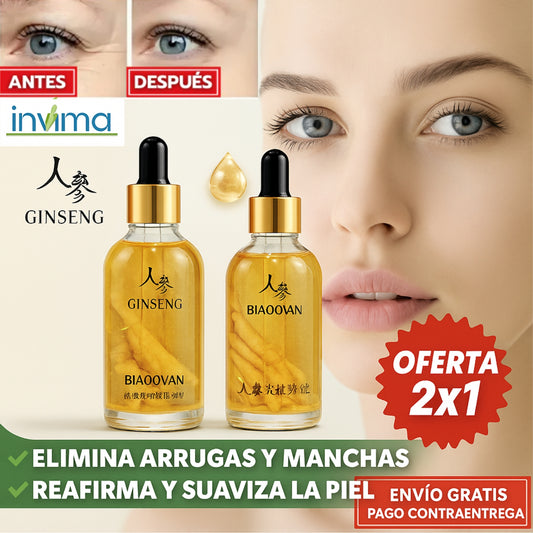 Oferta Especial 2x1: Ginseng™ - Serum Rejuvenecedor Reafirmante Anti-Arrugas