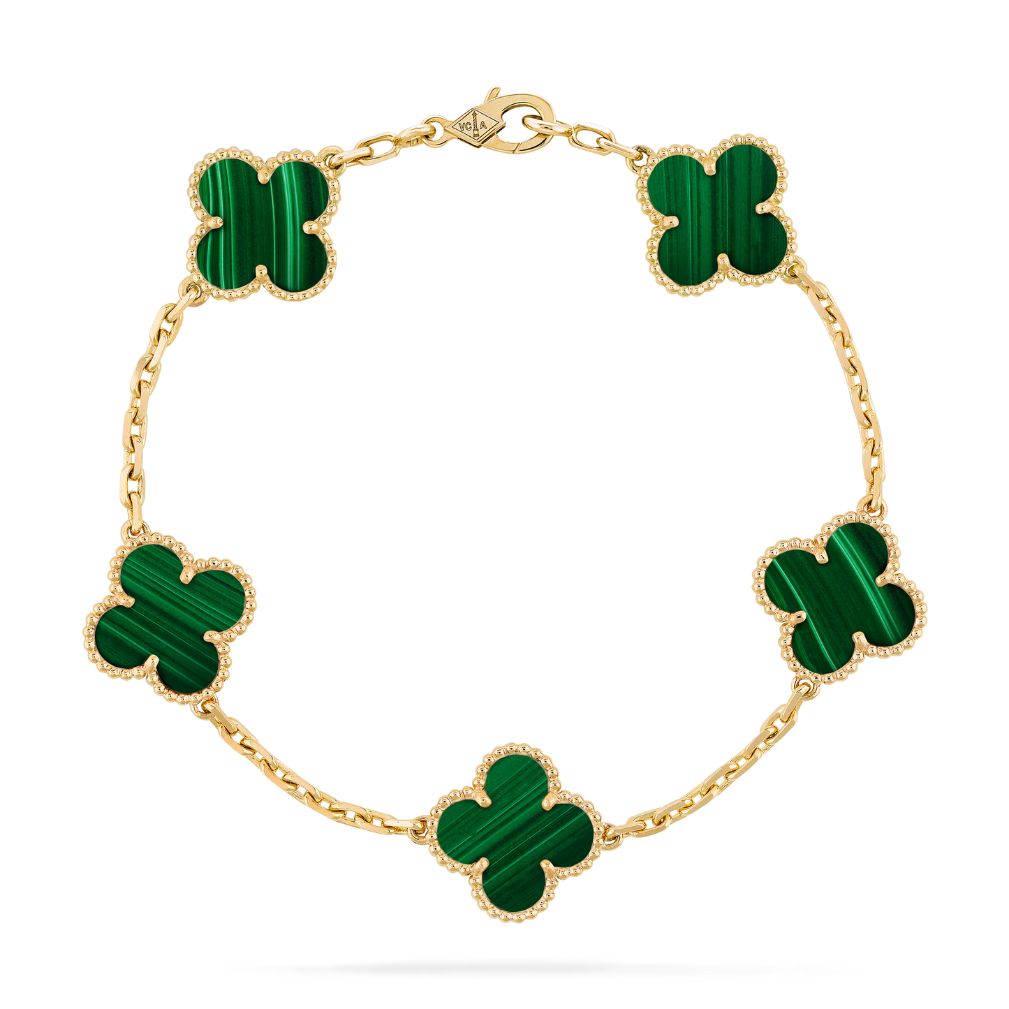 Pulsera Van Cleef Bañada en Oro de 18K + Caja de Regalo