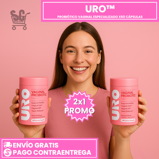 URO™: Probiótico Vaginal Especializado que Equilibra el pH y Previene Infecciones Íntimas